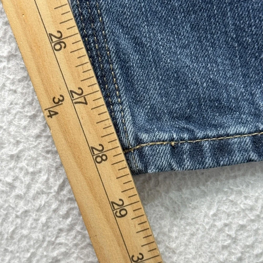 Carhartt Men Relaxed Fit Straight Leg Blue Denim Jeans 44x30 Med Wash 101483-968